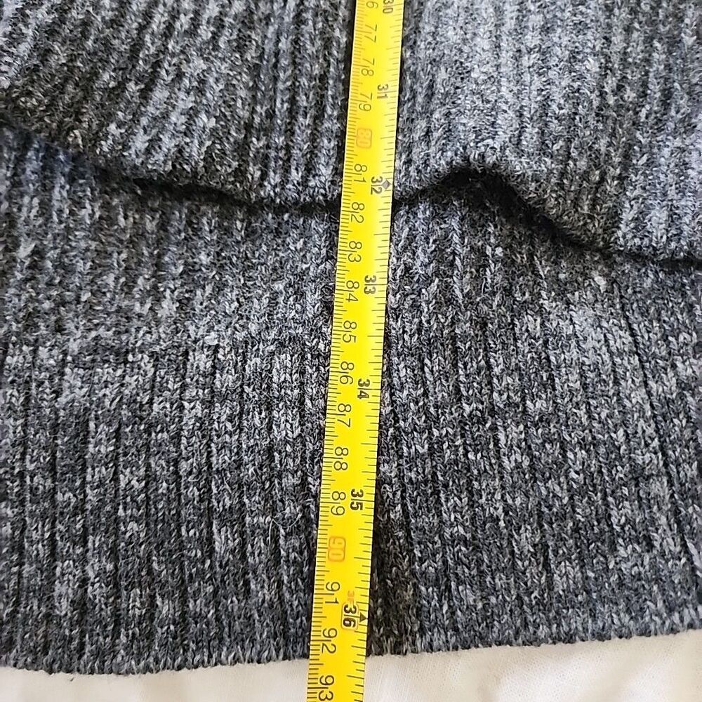 Athleta Lucca Wool Cashmere Ombré Chunky Knit Cardigan Open Sweater Size Medium - Picture 7 of 7